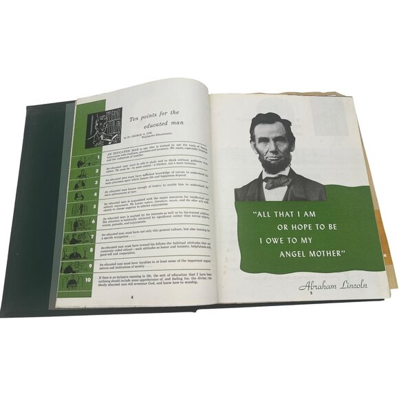 1962 World Book Encyclopedia Salesman Sample Binder w/ Ephemera - Picture 4 of 13